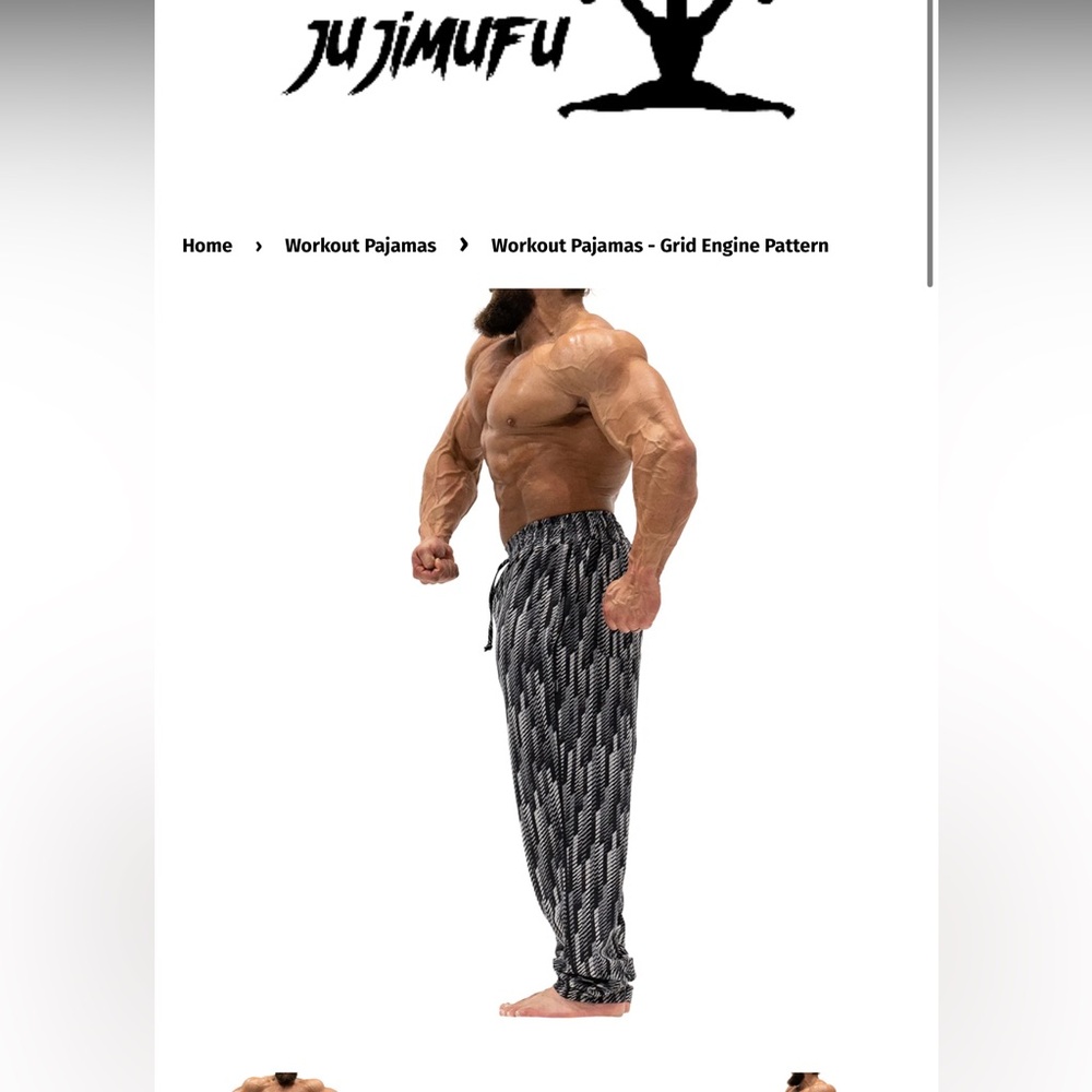 Black and White Workout Pants